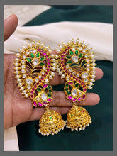 Beautiful Peacock Ear-Cuff in Kundan - KE00433